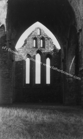 DUNBRODY ABBEY E.GABLE THROUGH ARCH